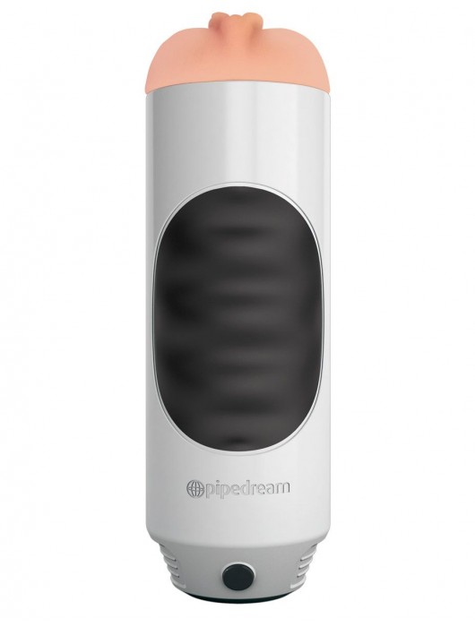 Мастурбатор-вагина Extreme Toyz Mega Grip Vibrating Stroker Mouth - Pipedream - в Пензе купить с доставкой