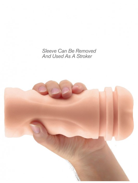 Мастурбатор-вагина Extreme Toyz Mega Grip Vibrating Stroker Mouth - Pipedream - в Пензе купить с доставкой