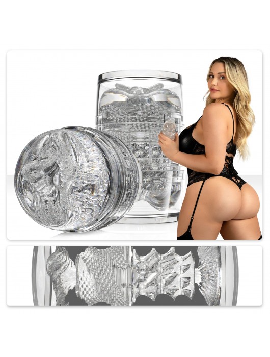 Прозрачный двусторонний мастурбатор Fleshlight Quickshot Mia Malkova - Fleshlight - в Пензе купить с доставкой