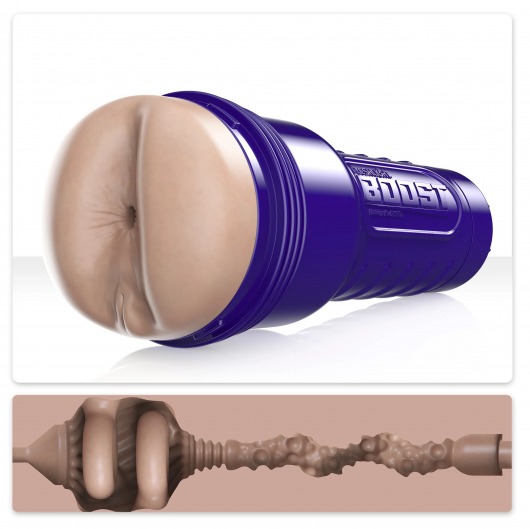 Телесный мастурбатор-анус Fleshlight Boost Blast Female - Fleshlight - в Пензе купить с доставкой