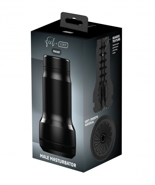 Черный мастурбатор Feel Pocket Stroker - Kiiroo - в Пензе купить с доставкой