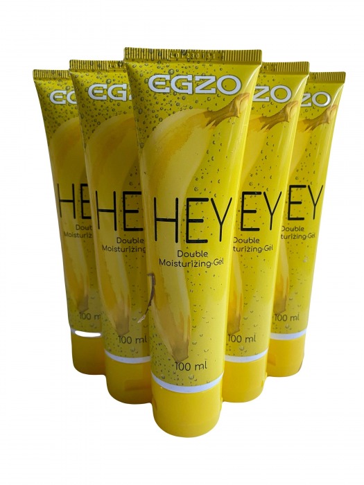 Набор из 5 анальных лубрикантов на водной основе Egzo Hey (по 100 мл.) - EGZO - купить с доставкой в Пензе