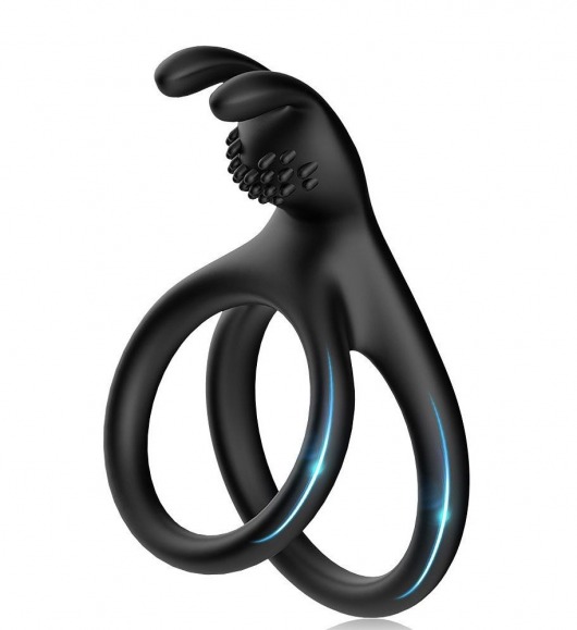 Черное эрекционное кольцо с подхватом мошонки - Boys of Toys - в Пензе купить с доставкой