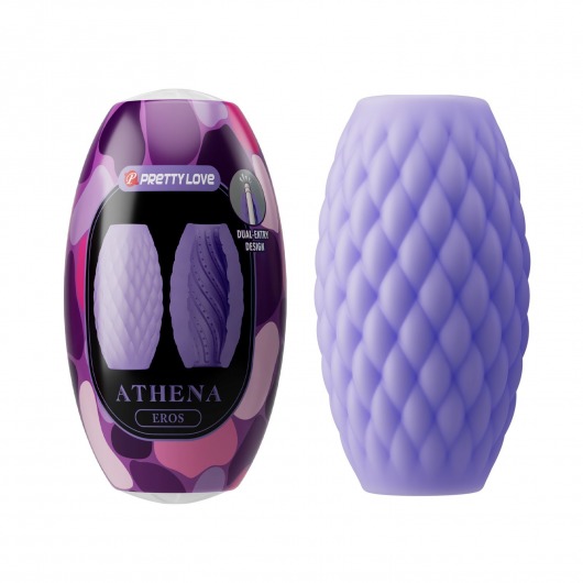 Сиреневый нереалистичный мастурбатор Athena - Baile - в Пензе купить с доставкой