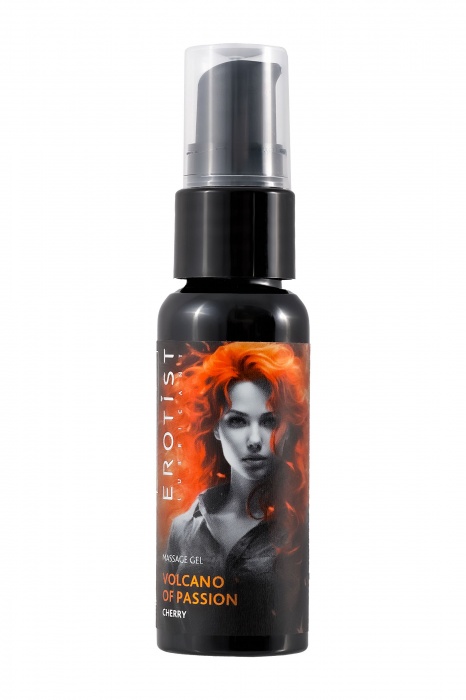 Гель с эффектом вибрации Volcano Of Passion со вкусом вишни - 25 мл. - Erotist Lubricants - купить с доставкой в Пензе