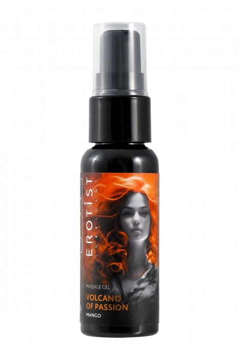 Гель с эффектом вибрации Volcano Of Passion со вкусом манго - 25 мл. - Erotist Lubricants - купить с доставкой в Пензе