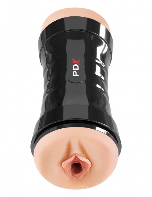 Двусторонний мастурбатор в колбе Super Flip-A-Pussy Over - Pipedream - в Пензе купить с доставкой