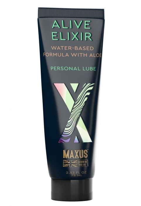 Интимный гель на водной основе MAXUS Alive Elixir - 75 мл. - Maxus - купить с доставкой в Пензе