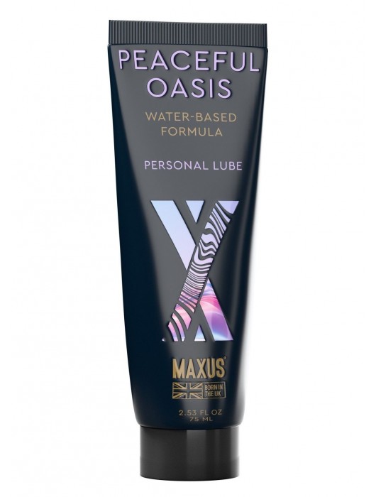 Интимный гель на водной основе MAXUS Peaceful Oasis - 75 мл. - Maxus - купить с доставкой в Пензе