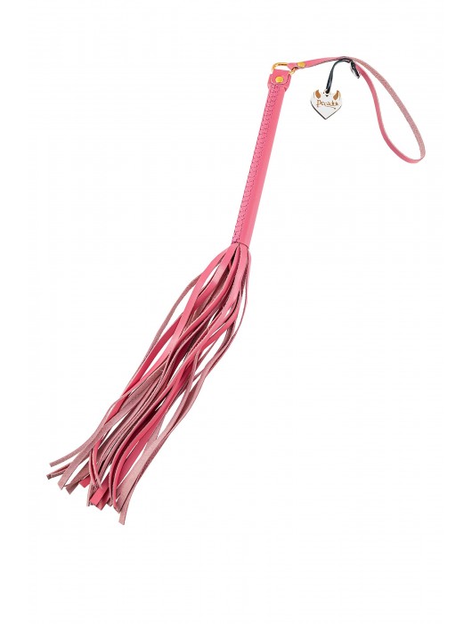 Розовая кожаная плеть - 50 см. - Pecado - купить с доставкой в Пензе