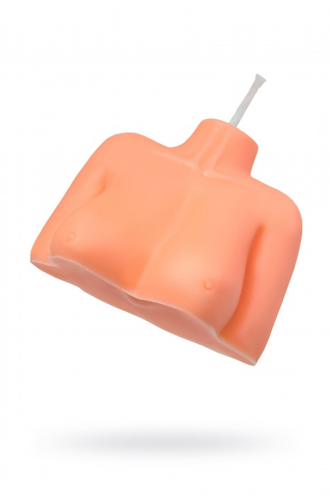 Оранжевая сувенирная свеча «Женский силуэт» - Pecado - купить с доставкой в Пензе