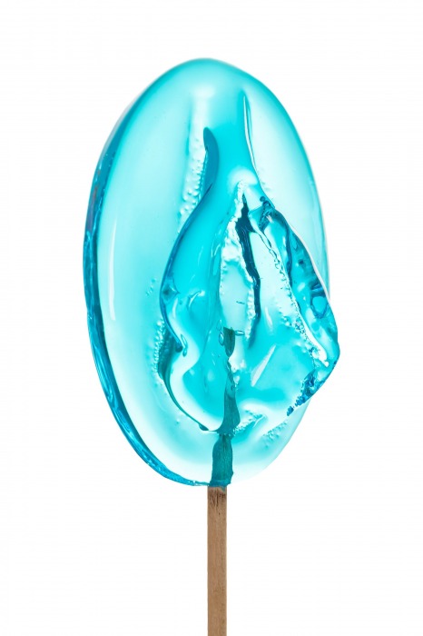 Леденец в форме вагины со вкусом блю кюрасао - 50 гр. - Sosuчki - купить с доставкой в Пензе