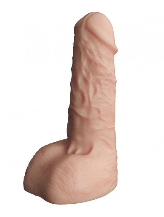 Телесный фаллоудлинитель с мошонкой Cock Next - 17 см. - LOVETOY (А-Полимер) - в Пензе купить с доставкой