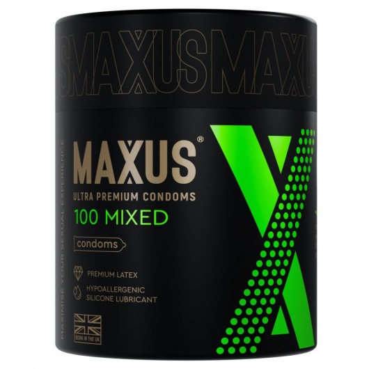 Презервативы MAXUS Mixed - 100 шт. - Maxus - купить с доставкой в Пензе