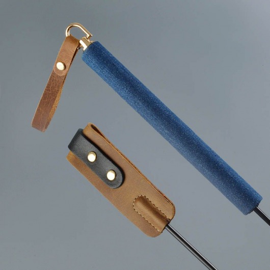 Стек «Дикий Запад» с джинсовой ручкой - 60 см. - Sitabella - купить с доставкой в Пензе