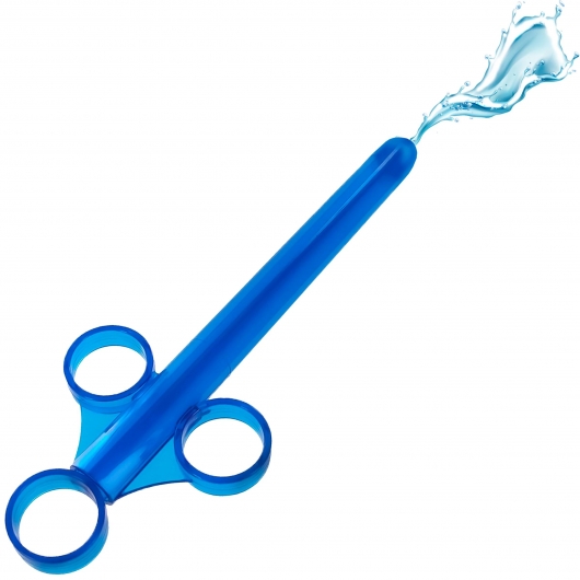 Синий шприц для введения лубриканта XL Lubricant Launcher - XR Brands - купить с доставкой в Пензе