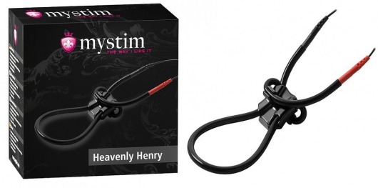 Эрекционное лассо для электростимуляции HEAVENLY HENRY - MyStim - купить с доставкой в Пензе