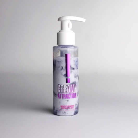 Увлажняющий крем-гель для тела с ароматом ежевики Creamy Attraction Blackberry - 100 мл. - INTT - купить с доставкой в Пензе