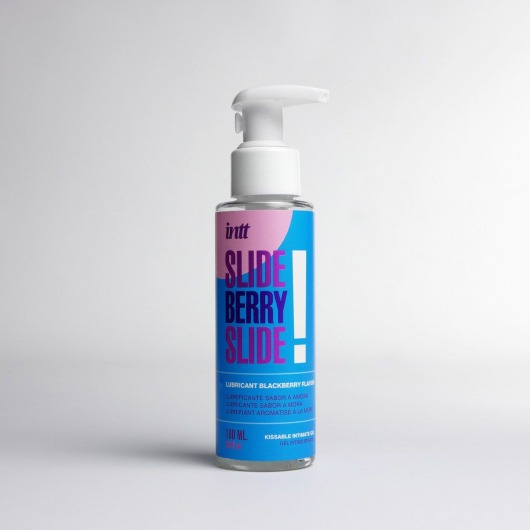 Увлажняющий гель с ароматом ежевики Slide Berry Slide - 100 мл. - INTT - купить с доставкой в Пензе