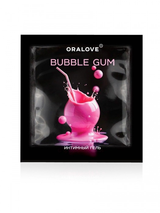 Саше съедобной оральной смазки OraLove с ароматом бабл-гам - 3 гр. - Биоритм - купить с доставкой в Пензе
