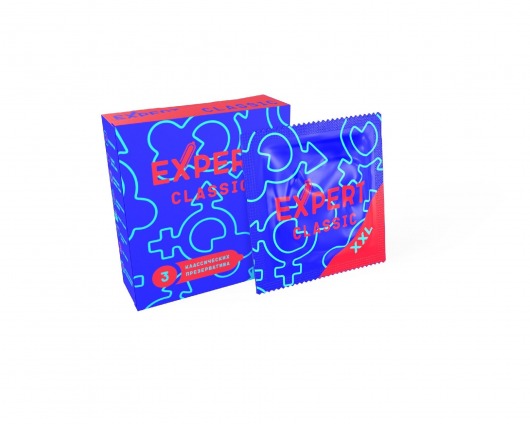 Презервативы увеличенного размера Expert Classic XXL - 3 шт. - Expert - купить с доставкой в Пензе