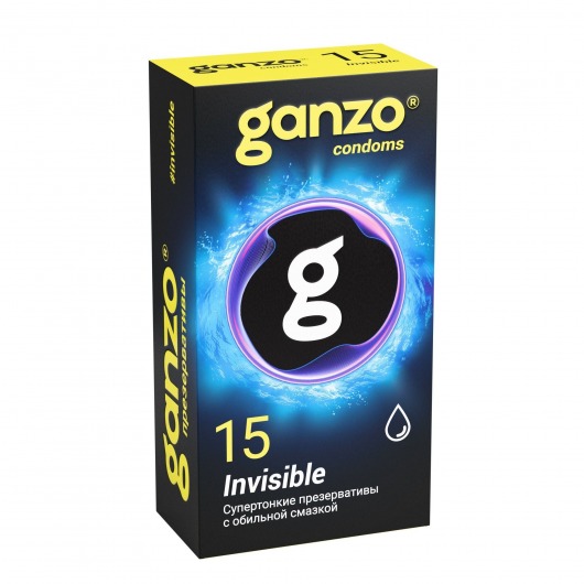 Супертонкие презервативы Ganzo Invisible - 15 шт. - Ganzo - купить с доставкой в Пензе