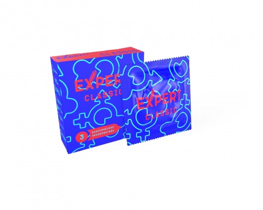 Классические презервативы Expert Classic - 3 шт. - Expert - купить с доставкой в Пензе