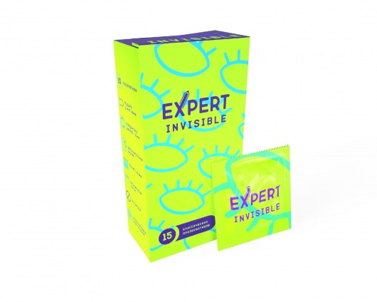 Ультратонкие презервативы Expert Invisible - 15 шт. - Expert - купить с доставкой в Пензе