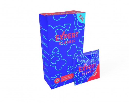 Презервативы увеличенного размера Expert Classic XXL - 15 шт. - Expert - купить с доставкой в Пензе