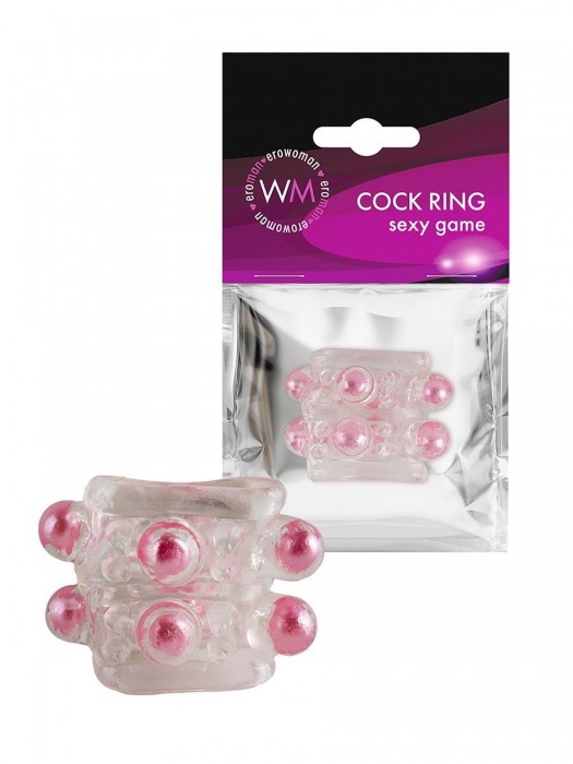 Прозрачная насадка на пенис с цветными шариками - Erowoman-Eroman - в Пензе купить с доставкой