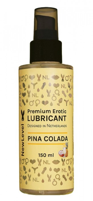 Ароматизированный лубрикант на водной основе NewLevel Pina Colada - 150 мл. - NewLevel - купить с доставкой в Пензе