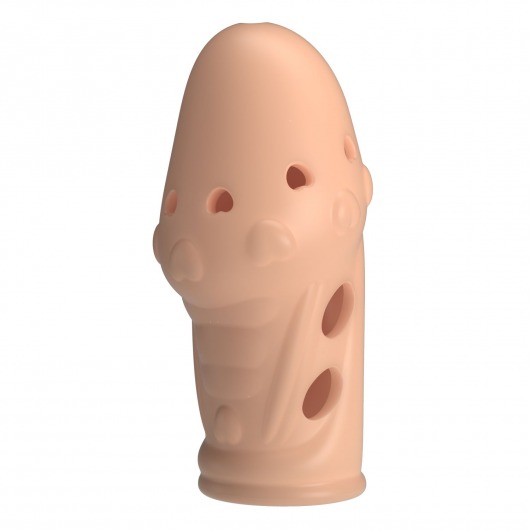 Телесная насадка на пенис Booker - 8 см. - Baile - в Пензе купить с доставкой