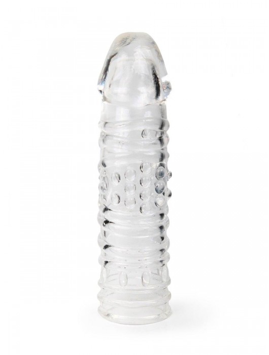 Прозрачная закрытая насадка на пенис - 17 см. - Sex Expert - в Пензе купить с доставкой