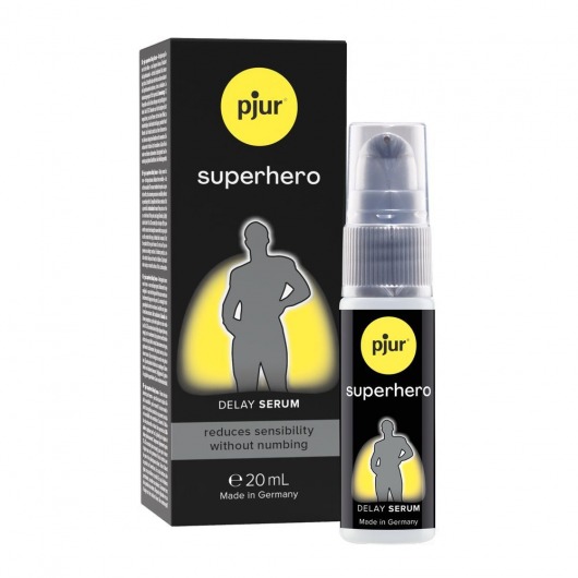 Пролонгатор-сыворотка pjur Superhero Delay Serum - 20 мл. - Pjur - купить с доставкой в Пензе