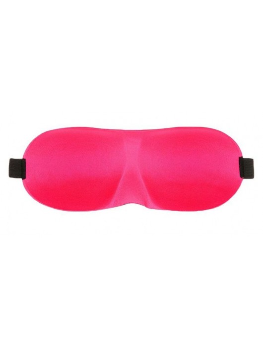 Розовая глухая маска на резинке - Sitabella - купить с доставкой в Пензе