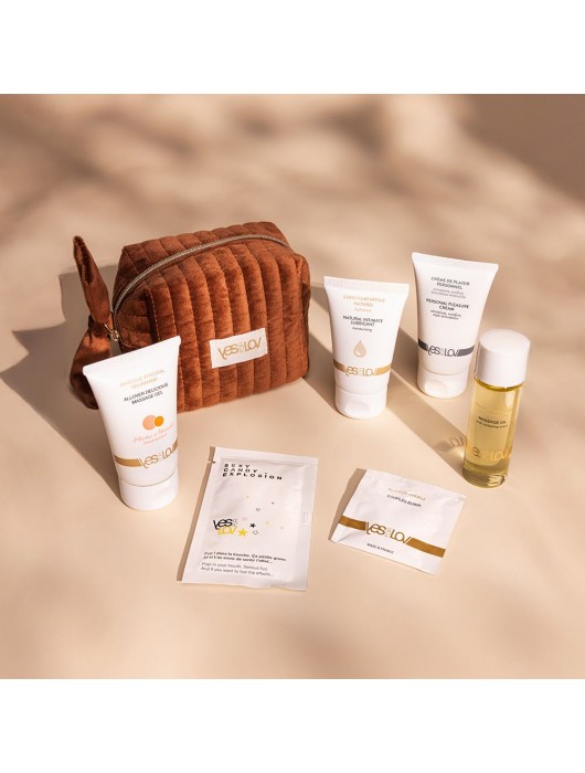 Набор YESforLOV La Trousse Enchantée в коричневой косметичке - YESforLOV - купить с доставкой в Пензе