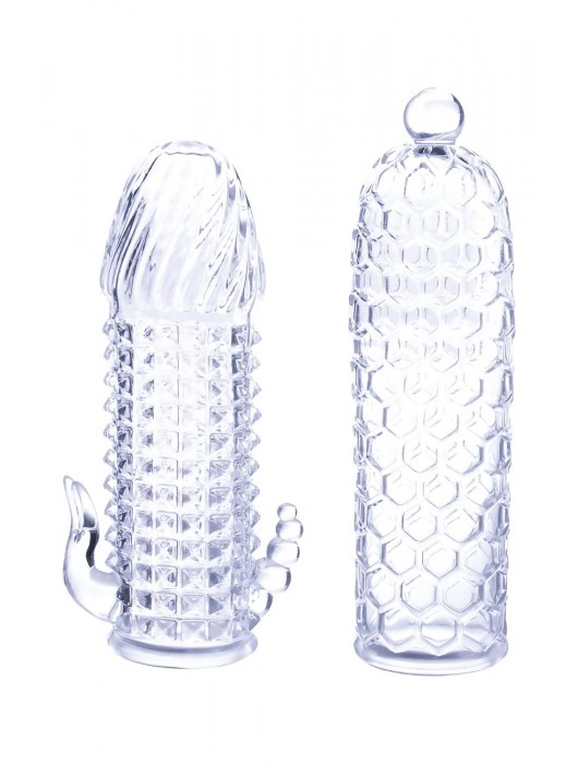 Набор из 2 прозрачных насадок на член Seductive Tickler Sleeves Set - NMC - в Пензе купить с доставкой