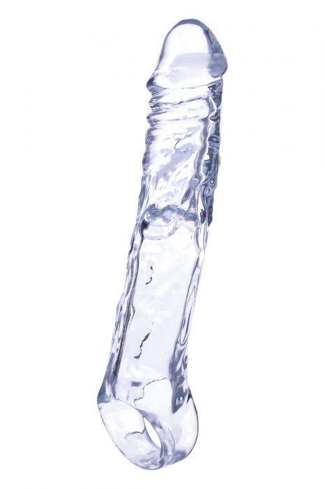 Прозрачная насадка-удлинитель Length Enhancer с подхватом - 22,3 см. - NMC - в Пензе купить с доставкой