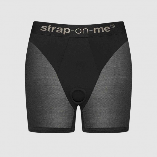 Трусики-шорты для фиксации насадок Strap-on-me Harness Lingerie Halo - size XS - Strap-on-me - купить с доставкой в Пензе