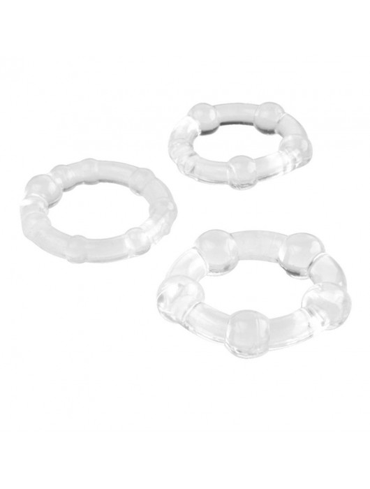Набор из 3 эрекционных прозрачных колец - Boys of Toys - в Пензе купить с доставкой