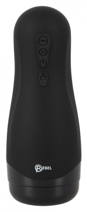 Черный вибромастурбатор с подогревом Masturbator with 3 Functions - Orion - в Пензе купить с доставкой