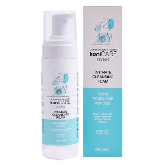 Пенка для интимной гигиены Konicare Gyno Intimate Cleasing Foam - 200 мл. - JoyDrops - купить с доставкой в Пензе