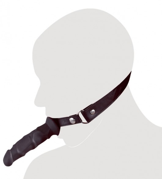 Кляп с наружным фаллоимитатором Knebel mit Dildo - Orion - купить с доставкой в Пензе