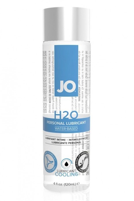 Охлаждающий лубрикант на водной основе JO Personal Lubricant H2O COOLING - 120 мл. - System JO - купить с доставкой в Пензе