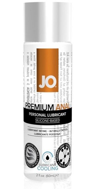 Анальный охлаждающий лубрикант на силиконовой основе JO PREMIUM ANAL COOLING - 60 мл. - System JO - купить с доставкой в Пензе