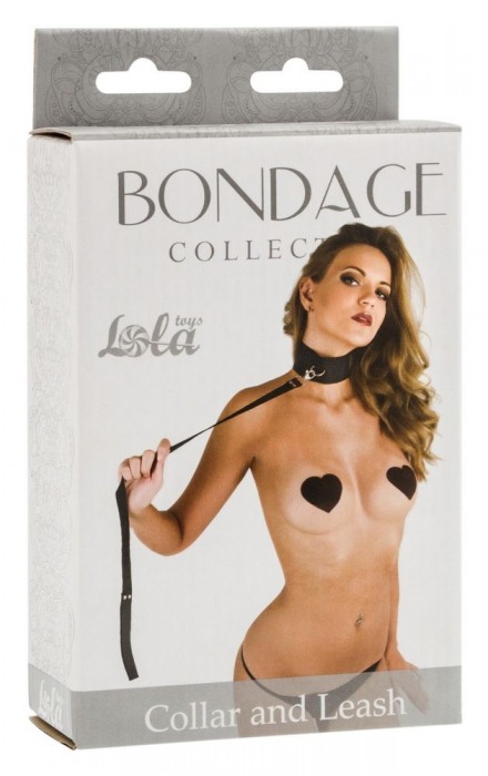 Ошейник Bondage Collection Collar and Leash One Size - Lola Games - купить с доставкой в Пензе