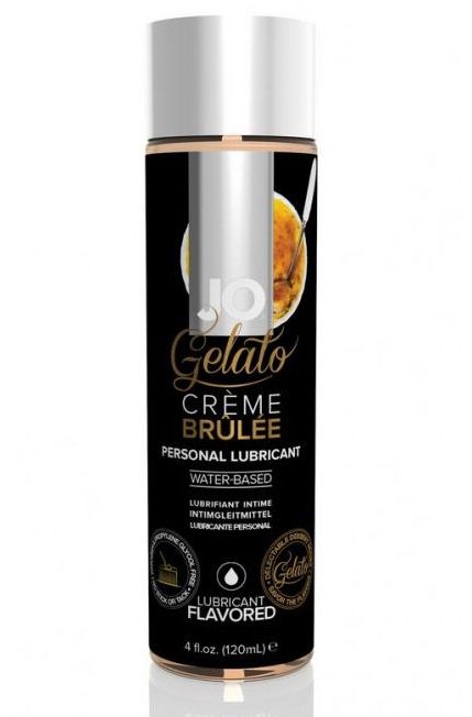 Лубрикант с ароматом крем-брюле JO GELATO CREME BRULEE - 120 мл. - System JO - купить с доставкой в Пензе