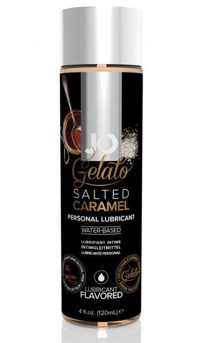 Лубрикант с ароматом солёной карамели JO GELATO SALTED CARAMEL - 120 мл. - System JO - купить с доставкой в Пензе
