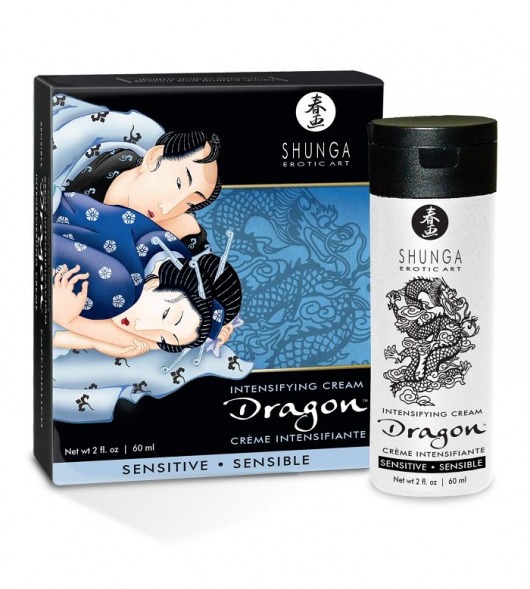 Интимный мужской крем SHUNGA DRAGON SENSITIVE - 60 мл. - Shunga - купить с доставкой в Пензе