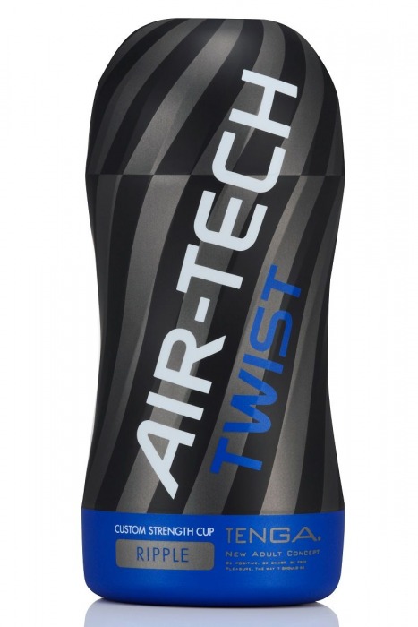 Мастурбатор с регулируемой плотностью обхвата Custom Strength CUP Twist Ripple - Tenga - в Пензе купить с доставкой